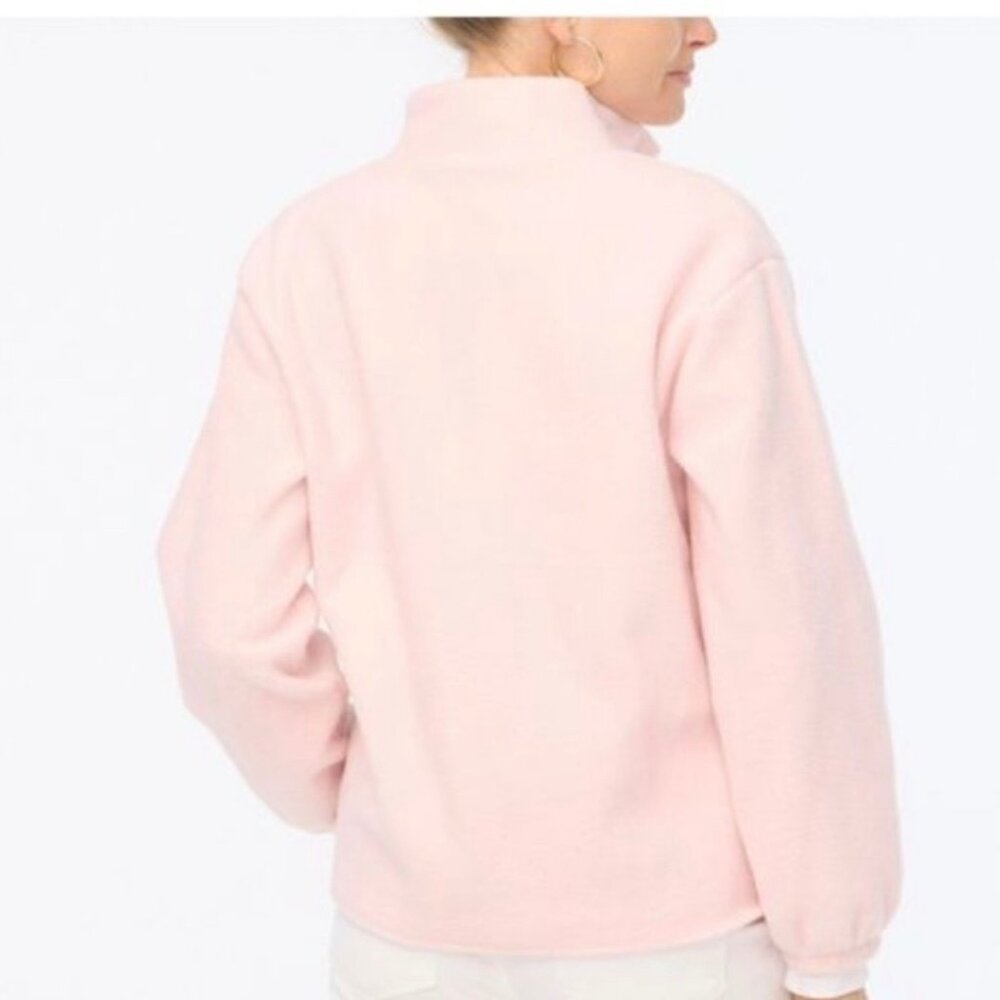 J. Crew Pink and Green Quilted Sweater - Picture 3 of 8
